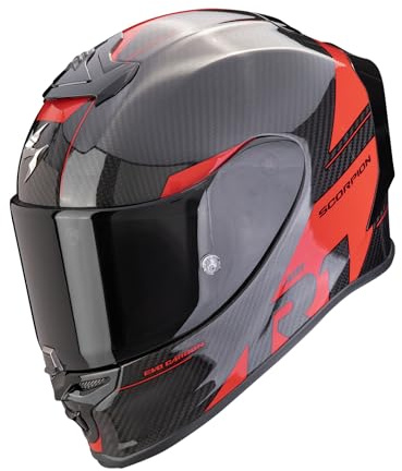 EXO R1 EVO CARBON AIR RALLY S NERO-ROSSO