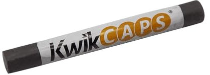 kwikCaps 1 Holz-Reparaturstift Farbe Onyxgrau Wachs-Korrekturstift zum Auffüllen von Schrammen Kratzern Flecken auf Möbeln Furnier Laminat Holzboden Massivholz-Parkett Arbeitsplatte Melaminplatten