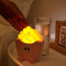 French Fries Light Nette Kartoffelchips Nachtlicht Lampe Aufladen Silikon Cartoon Nachtlicht Pat Licht 3 Helligkeitseinstellung Kreative Desktop Dekoration Kawaii Nachtlichter für Kinderzimmer(Rosa)
