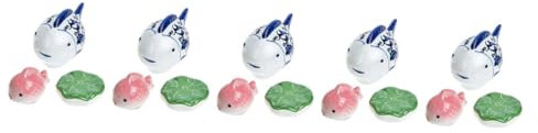 BESPORTBLE 15 Stück Aquarium-Keramikkugel Aquarium-Zubehör Meereslebewesen-Figuren Schildkröten-Aquarium-Dekoration Meereslebewesen-Figur Aquarium-Dekoration Betta-Zubehör
