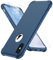 ORETECH for iPhone X/Xs Case, with [2 Pack 9H Screen Protectors] [10 Ft Military Grade Drop Test] [Camera Protection] 360 Shockproof Ultra Thin Anti Scratch Hard PC Silicone Cover - Blue