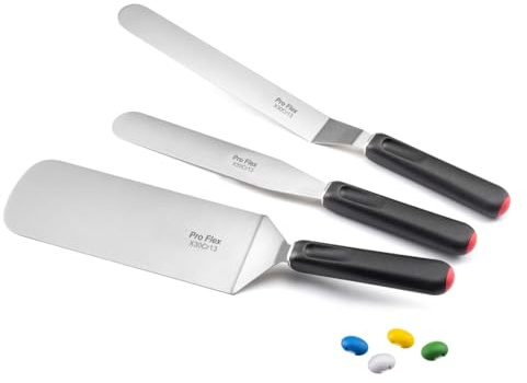 Sabatier Trompette Pro Flex – Set mit 3 Teigschabern