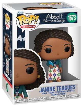 Funko POP! TV: Abbott Elementary - Janine Teagues | Offizielles Comedy Merch - Vinyl Sammelfigur als Regal Deko - Geschenkidee zum Geburtstag für Fans und Sammler