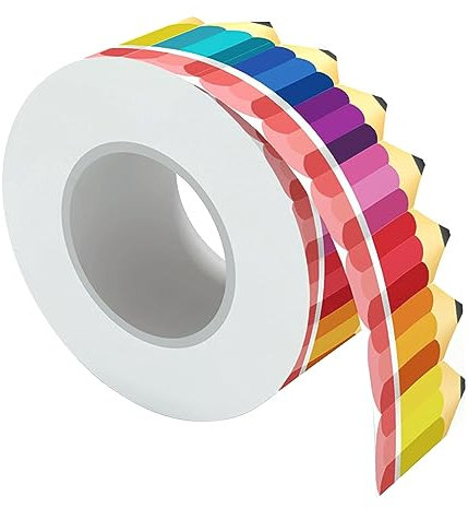 Auffälliger Bordüren-Aufkleber mit Buntstiften verschönern Ihr Klassenzimmer und Büro, Buntstifte