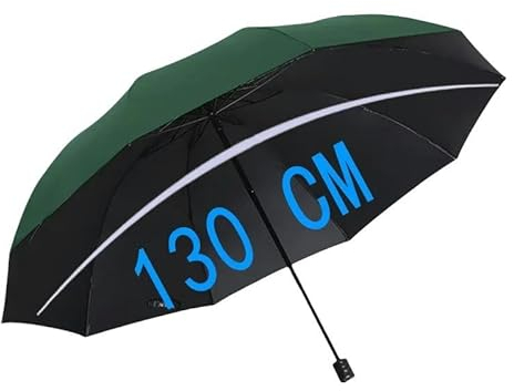 YDOOW Faltbarer Regenschirm Super Große Falten Regenschirm Männer Frauen Winddichte Regenschirme Falten Business Sonne Regen Regenschirm Reise Ganze Familie Regenschirme-130-Lv