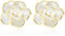 Blumen Ohrstecker, 1 Paar blumen ohrringe gold, ohrringe gold stecker damen, ohrringe blumen, Modeschmuck ohrstecker für Damen, Mädchen, Geschenke für Muttertag, Valentinstag, Geburtstag (D)
