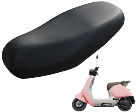 AWOGPID Motorrad Sitzbankbezug Leder,Motorrad Sitzbezug Wasserdichter Sitzbezüge Sitzabdeckung Universal Motorrad Sitzbezüge für die meisten Arten von Motorrädern und Rollern Size L