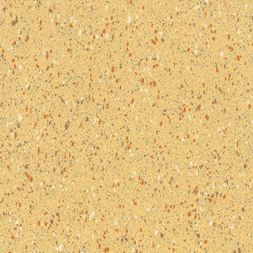 Yellow Speckled Effect Anti Slip Contract Commercial Vinyl Flooring for Usage in Restaurant Kitchen, Gyms, & Hospitals with 2.0mm Thickness -1m(3'3) X 2m(6'6)-2m²