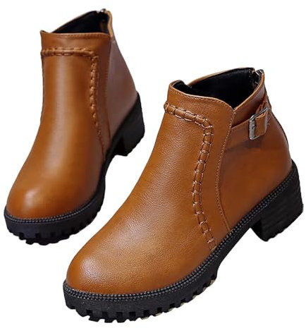 warehouse deal Langschaft Stiefel Damen Damen Chelsea Mit Rutschfest Sohle Casual Spitze Zehe Klobiger Blockabsatz sonderangebote & restposten blitzangebote des tages heute befristet