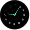 Zerodeko leuchtende Wanduhr Nachtlicht mit Batterie große Uhr stumme Uhr Leuchtend böhmisches küchenuhr Uhr Schlafzimmer Uhren für Wohnzimmerdekore Stumme Schlafzimmeruhr Glas Black