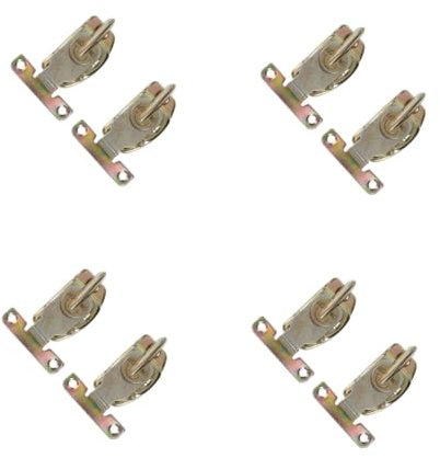 Angoily 4 Sätze Verschlussschnalle Abalone-schnalle Schlösser Türschloss Türhaken Tischklammern Ersatzteile Für Gartenmöbel Esstisch Aus Eisen Tischblattbefestigungen Aus Eisen 2 Stück * 4