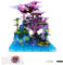 RUUQRUU Chinese Moon Palace Architecture and Cherry Blossom Tree Building Set for Adult, Micro Japanese Sakura Tree House Model, Mini Cherry Bonsai Tree Bricks, Collectible Gift for Kids 14+, 2588 Pcs