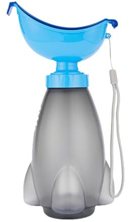 yakermur Orinatoio, unisex, portatile, per uomo e donna, bottiglia Pee Bottle with A Sealed Lid and Funnel - Orinatoio da donna per auto, bottiglia per orinatoio femminile, robusto dispositivo di