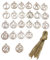 Holz Adventskalender Zahlen 24 Stücke Holz Adventskalender Dekoration Adventskalender Holzanhänger Mit Cord
