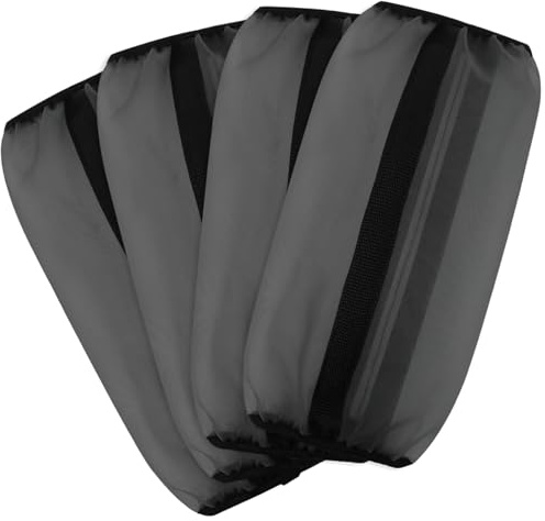 Pferdebeinbandagen, 12,6 x 34 cm, 4 Stück, Pferdeschienbeinschoner für Training und Reiten, atmungsaktive Pferdestiefel, Mückenschutz mit verstellbarem Nylon