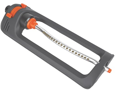 YHNDECO Square Sprinkler Garden Lawn Sprinkler, 19 Nozzles Lawn Sprinkler Garden for Watering Areas of 110-250 m², Comfort Lawn Sprinkler Metal Lawn Sprinkler with Integrated Metal Filter