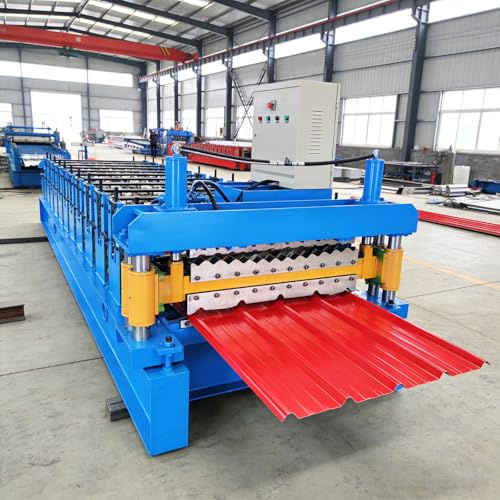Roof Sheet Roll Forming Machine – Corrugated Metal Roof Sheet Tile Making Machine | Automatic Steel Roof Panel Roll Former for Contractors & Building Material Suppliers