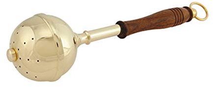 Holy Wasser Sprinkler Holz/Messing