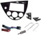 sound-way - Kit de Montaje Marco para Radio Adaptador 2 DIN Compatible con Ford Focus 1998-2004 Noir - KA11-548