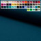 Premium Jersey Uni Stoff mit 150 cm Breite, Hochwertiger Baumwolljersey in Oeko-Tex 100, Meterware ab 25 cm Zuschnitt - ca. 60 Farben immer vorrätig (30. Petrol Dunkel)