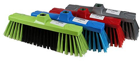 BENSON Besen 32cm Kehrbesen Zimmerbesen Stubenbesen Kunststoffbesen Gartenbesen mit Schraubgewinde
