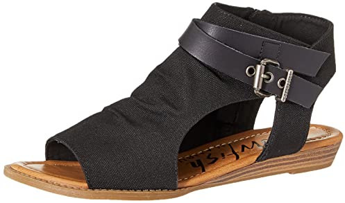 Blowfish Malibu Damen Balla4earth Sandale, Blacksands Recycle, 37 EU