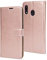 AMAZE!UK For Samsung Galaxy A20e Case Cover Leather Flip Protective Wallet Style Book Magnetic Stand Samsung A20e Phone Case Rose Gold