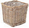 LEBENSwohnART Pflanzkorb Verona-Quadratisch ca. L27cm Rattan Blumenkasten Blumenkorb Übertopf