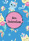 Mein Stickeralbum: Stickeralbum leer zum sammeln von Stickern | Motiv: Einhorn Unterwasser Katze DIN A4 Format mit 40 Seiten für Mädchen und Jungen | Kein Silikonpapier zum wieder abziehen !