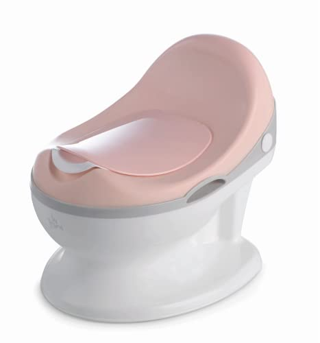 Jané Orinal de Aprendizaje con Sonido de Cisterna, a Partir de 12 Meses, Ayuda para la Transición de Pañales a Baño, Rosado (POWDER)