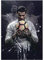 DNJKSA Fußball Sport Cristiano Ronaldo Wandkunst Poster Gemälde Bild Raumdekoration Schlafzimmer Dekor Druck auf Leinwand 50x70cm Kein Rahmen