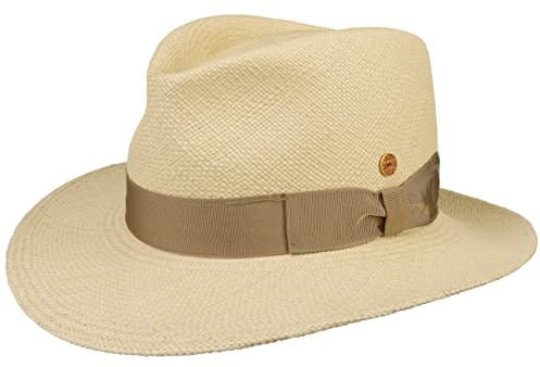 Mayser Panama Bogarthut Brisa-Flechtung UV-Schutz Made in EU Damen Sommer Natur-beige 55 cm