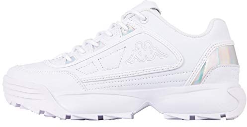 Kappa Unisex Rave Gc Women Stra en Laufschuh, 1010 White, 40 EU