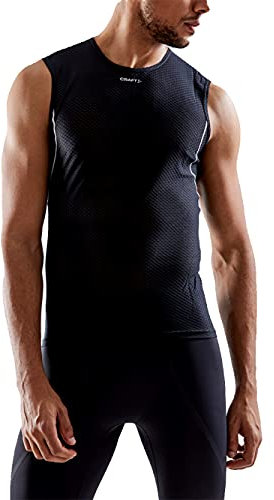 Craft Men's Tank Top Cool Mesh Superlight Seeve Less Black