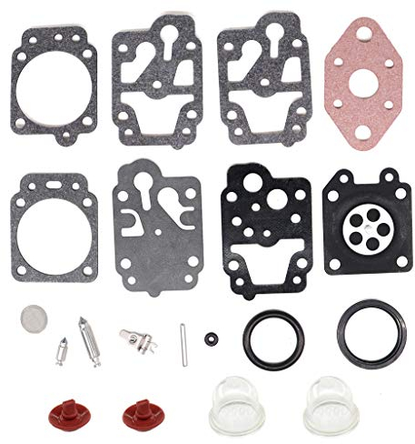HURI Vergaser Membran Reparatursatz Primer Rückschlagventil für Timbertech MS52-2TL Motorsense