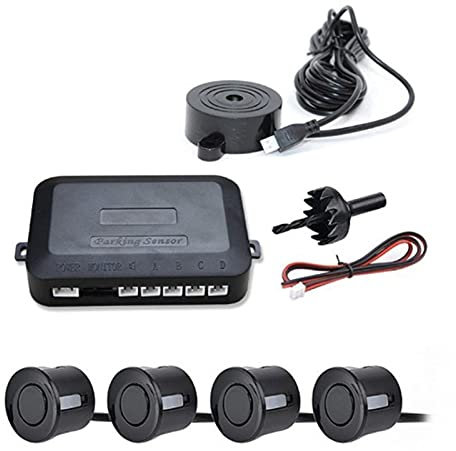 Autoparke Sensor Kit Reverse Backup Radar Alert Indicator Sondensystem 4 Sonden BEEP Sensor Auto Detektor Radar Empfänger
