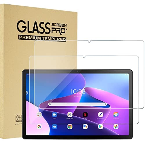 ProCase 2 Pack Screen Protector for Lenovo Tab M10 Plus 3rd Gen 10.6 Inch 2022, Tempered Glass Screen Film Guard for 10.6 Lenovo Tab M10 Plus Gen 3 TB125FU TB128FU TB128XU 2022 Release