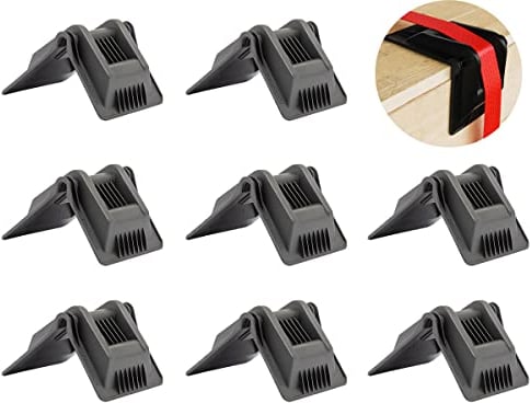 Packung mit 24 Kantenschutz-Ecken für Zurrgurte, Kantenschutz für LKW-Breite 67 mm.