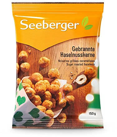 Seeberger Gebrannte Haselnusskerne, Karamellisierte Kerne (5 x 150 g)