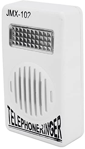 Vklopdsh RJ11 Adattatore Anello telefonico rumoroso Amplificatore Flash Campanello per telefono fisso