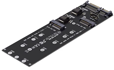 Cablecc Oculink SFF-8612 8611 a U.2 Kit M-Key a NVME PCIe SSD y adaptador NGFF a SATA para placa base