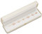 Oirlv Premium Leather Necklace Box White Necklace Presentation Box Velvet Interior Long Chain Bracelet Storage Case