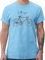 T-Shirt Herren - Fahrrad Bekleidung Radsport - I am The Engine I Rennrad I Geschenk Radfahrer I Fahrradliebhaber I Cycling - L - Hellblau - fahrradshirt Radsport-Bekleidung Radfahren Rad Shirts