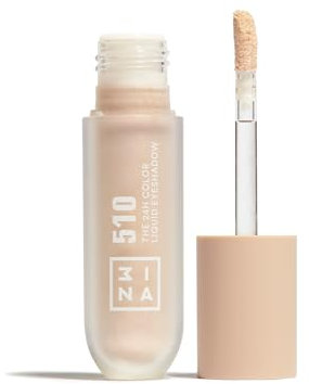 3INA MAKEUP - The 24H Color Liquid Eyeshadow 510 - Beige Perlmutt Flüssiger Lidschatten - 24H Langanhaltende - Wasserfeste Formel - Leichte und Cremige Textur - Vegan - Cruelty Free
