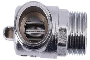 SSIMOO Large Flow Gas Wall Boiler Angle Valve Isolation Valve G3/4 Copper Body For Household Floor Heating Boilers Gas Water Heater kindly (Size : Cold)