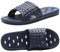 Pantofole da Bagno Con Fori di Drenaggio, Antiscivolo ad Asciugatura Rapida per Dormitorio Casa Unisex Blu EU 43-44