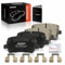 Frankberg 4x Bremsbeläge Hinterachse Links Rechts Kompatibel mit A3 8P1 1.2L-3.2L 2003-2012 A4 8E2 B6 1.6L-3.0L 2000-2004 Golf Plus 521 5M1 1.2L-2.0L 2004-2013 Replace# 1K0698451D