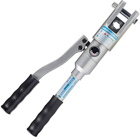 NOALED 10–120 mm² hydraulische Crimpwerkzeuge, manuelle Drahtcrimper, tragbare Zange, Kupfer- und Aluminium-Klemmenpresse, Kabel, Punktcrimper mit Formen (SZY-120) ()