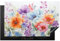 KitchenYeah© Protezione Piano Induzione 80x52 cm Cucina Copri Fornelli Proteggi di Cottura Antiscivolo Tappetino Acquerello - Fiori - Primavera - Natura