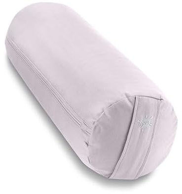 Kurma Yogabolster Buchweizenschalen Normale Größe, Maße: L 60 cm Ø 23 cm, Farbe: Dayspring (hell lila)
